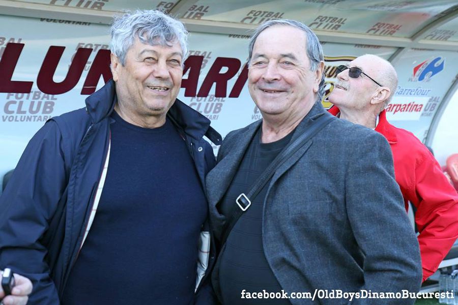 Mircea Lucescu and Florin Cheran, meeting a few years ago on the stadium in Stefan cel Mare, where they wrote history Another one by Mircea Lucescu: