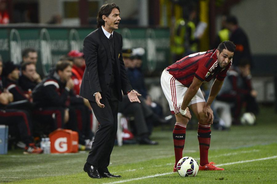 Adil Rami and coach Pippo Inzaghi at AC Milan / Photo: IMAGO Adil Rami destroys Lamine Yamal! »
