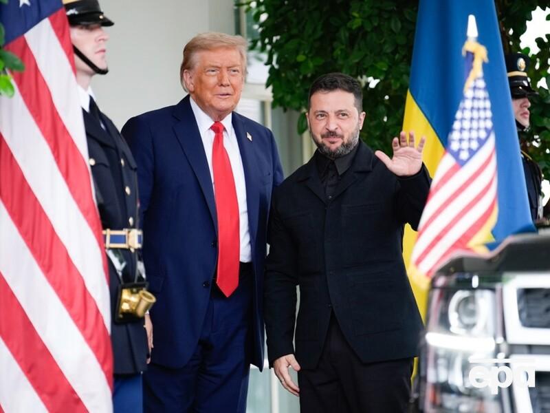Zelensky arrived at the White House, he was personally met by Trump. Photo report