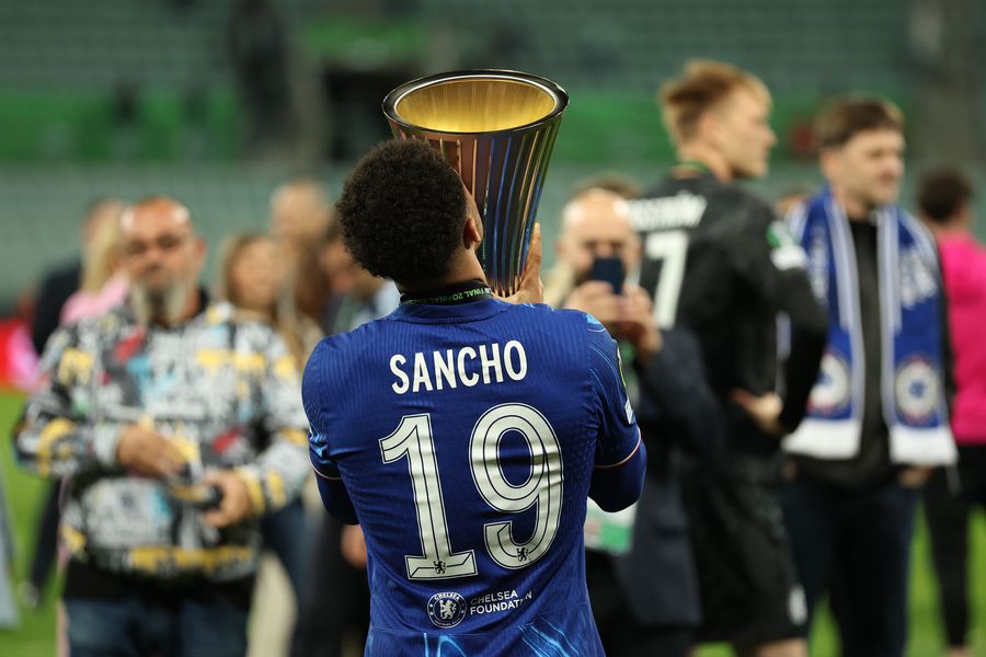 Jadon Sancho after the UEFA Conference League final, won by Chelsea in front of Betis (score 4-1) / Photo: Getty Images Agree with Jadon Sancho »Imminent transfer of extreme English