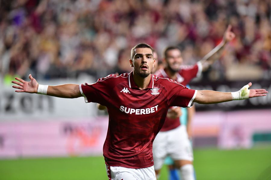 Denis Ciobotariu in Rapid - UTA / cadres caught by Cristi Preda (GSP) Costel Gâlcă spoke about the title of Marian Aioani in Rapid - UTA