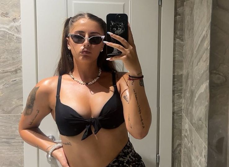 Jucătoarea de tenis Andreea Prisăcariu. Foto: Instagram