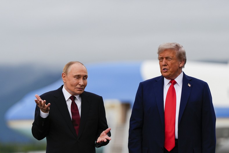 Donald Trump and Vladimir Putin in Alaska, August 15, 2025