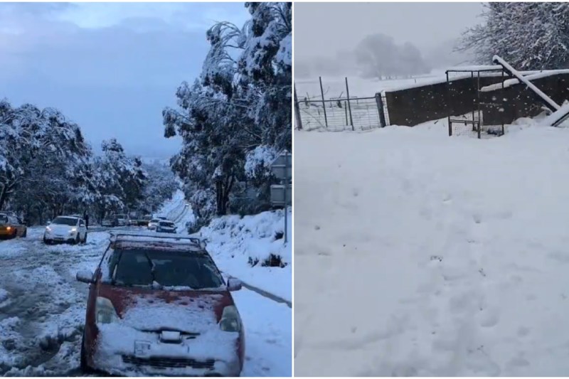 Video phenomenon rare in Australia: More cities, covered by the thickest layer of snow in recent decades