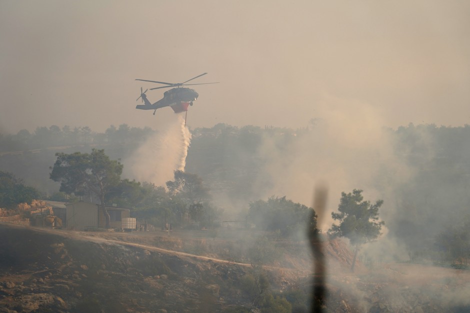 Fight with fires in Cyprus, Soundi, 24 July 2025.