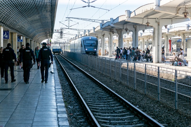 The police establish a public safety area at the North Railway Station in Timisoara, due to the presence of beggars and homeless persons