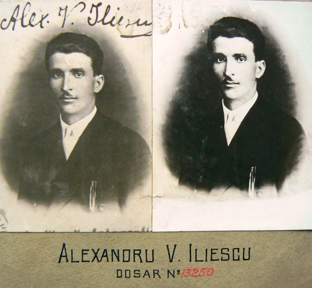 Alexandru Iliescu, in the file prepared by the state safety. Photo: Mihai Burcea/Central National Historical Archives