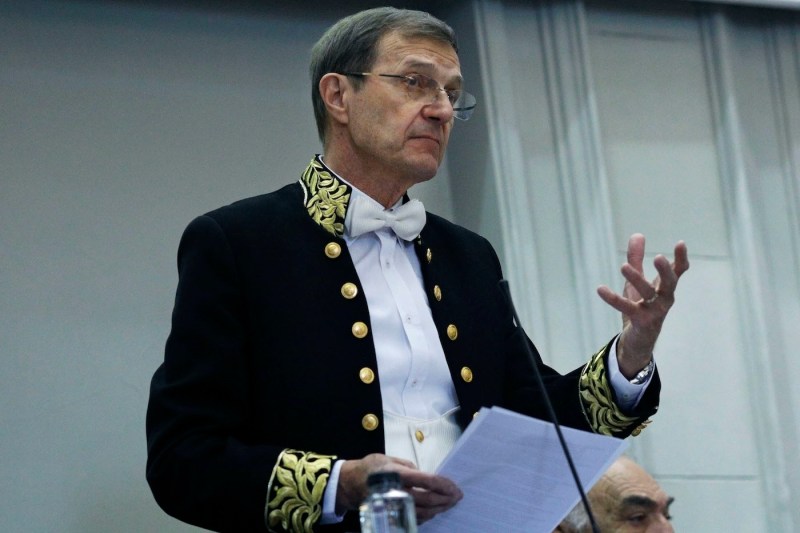 The president of the Romanian Academy, after the death of Ion Iliescu: