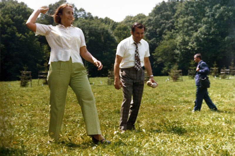 Ion Iliescu and Elena Ceausescu, in 1976, photo: The online phototeca of Romanian communism