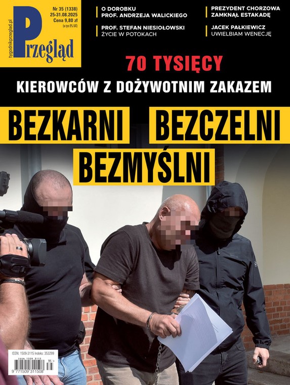 The latest cover of the weekly "Review"
