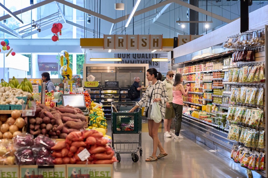 Grocery store in Los Angeles, California, USA, August 12, 2025.