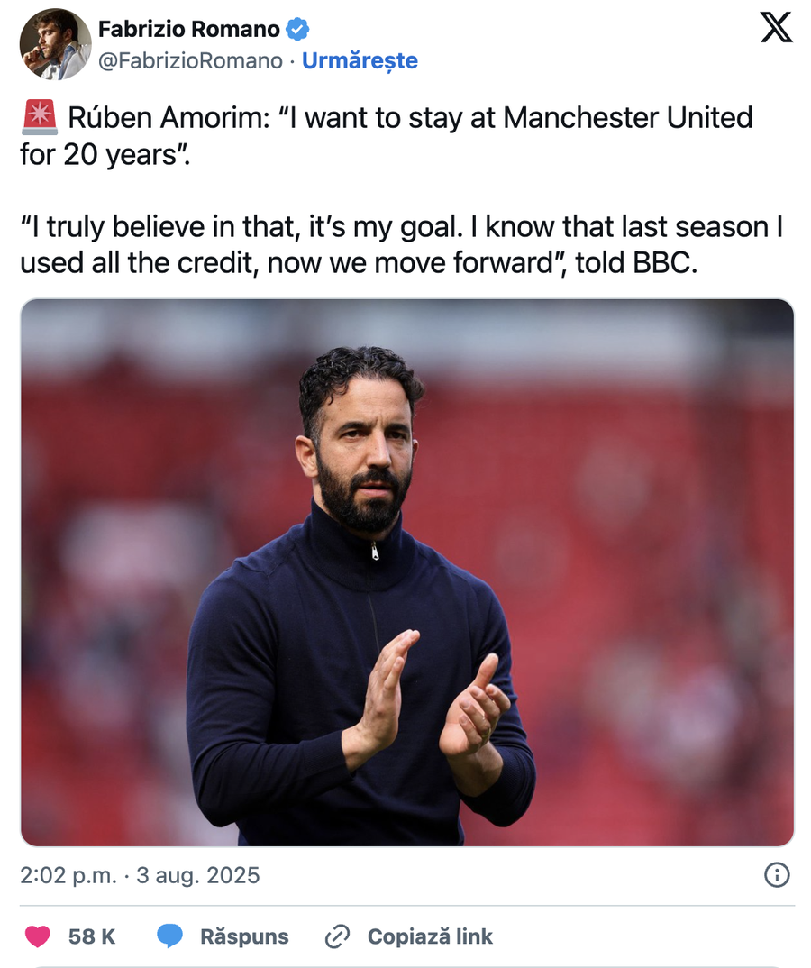 Ruben Amorim's extremely bold bet: 