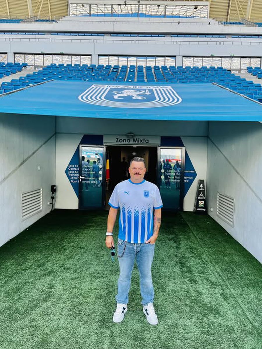 Mihai Bobonete, present at Craiova University - Bașakșehir / Photo: Facebook Craiova University - Bașakșehir, for history! »The Oltenians succeeded the miracle + how many fans are expected on