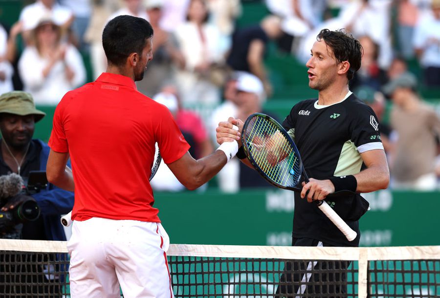 Ruud and Djokovic at Monte Carlo 2024 A strong statement from the number 13 ATP: