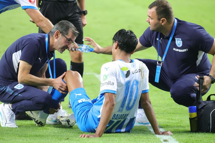 Baiaram's injury in Craiova - Oil / Photo: Ionuț Iordache (gsp.ro)