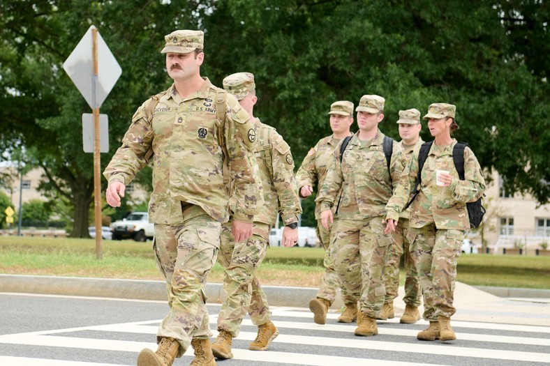 National Guard on the streets of Washington, August 19, 2025.