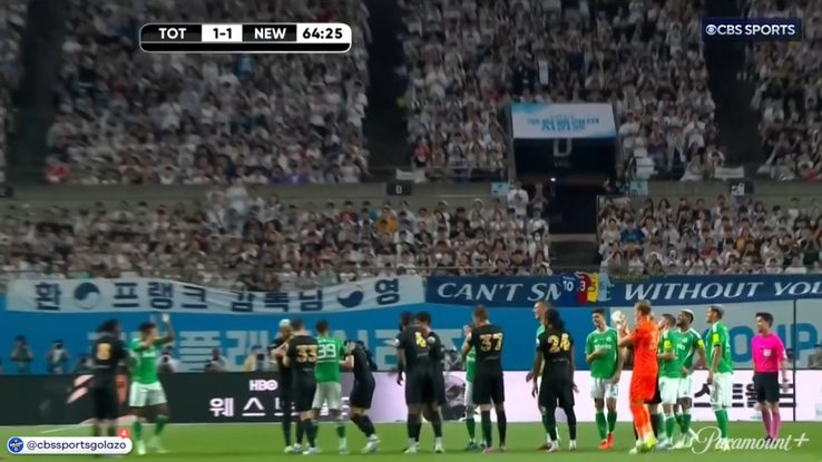 Heung-Min Son at the last match for Tottenham