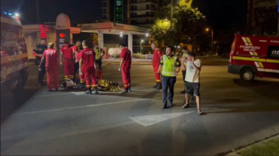 Image from the accident site // Photo: Focus Press A Romanian footballer struck a pedestrian deadly.