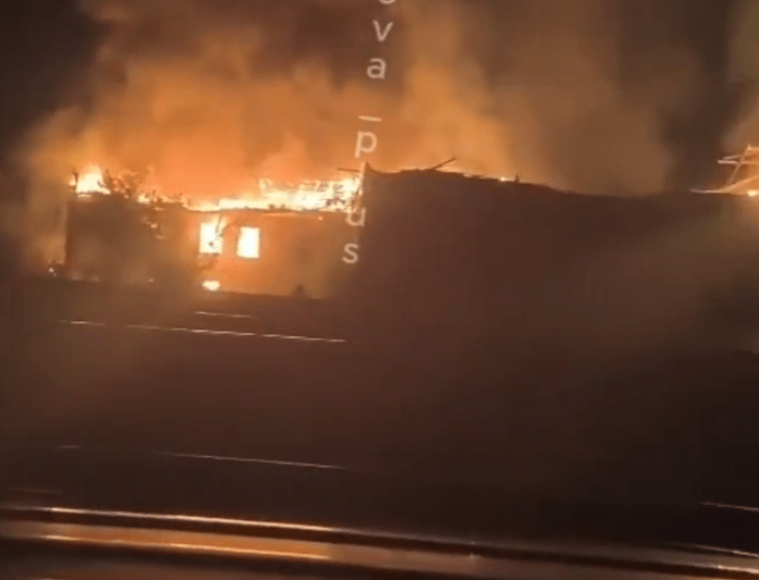 Video Ukrainian attack on a station in the Russian region Volgograd. Images with huge flames published by locals / What the Russian governor says