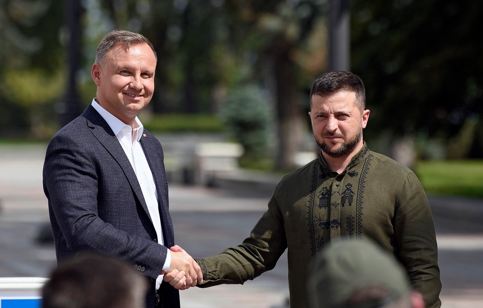 Andrzej Duda and Wołodymyr Zelnski