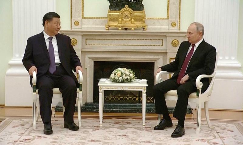 XI Jinping and Vladimir Putin at Kremlin, photo: Russian Pool / Associated Press / Profimedia Images