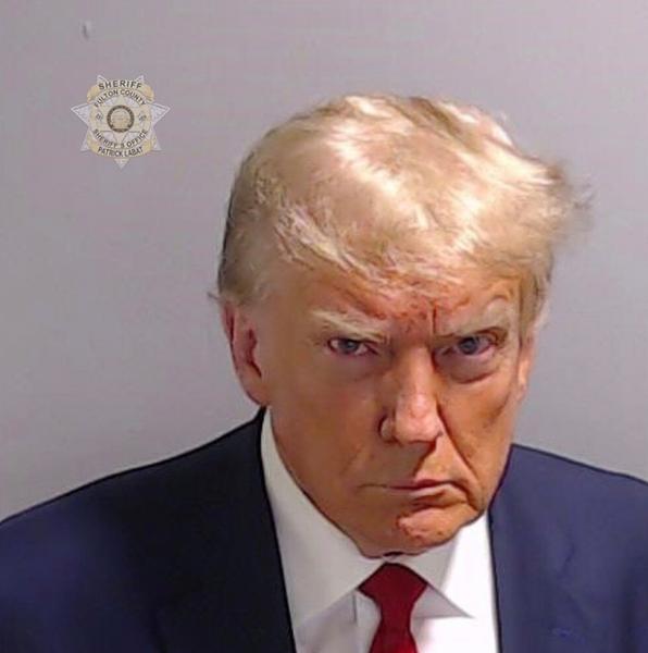 Trump's judicial photo, photo: Fulton County Sheriff's Office / Zuma Press / Profimedia