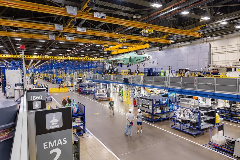 Image from the F-35 factory in Texas, photo: Lockheed Martin