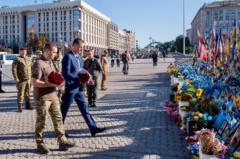 The Romanian Defense Minister went to Kyiv.