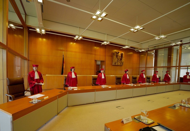 Judges of the Federal Constitutional Tribunal during the trial. Illustrative photo