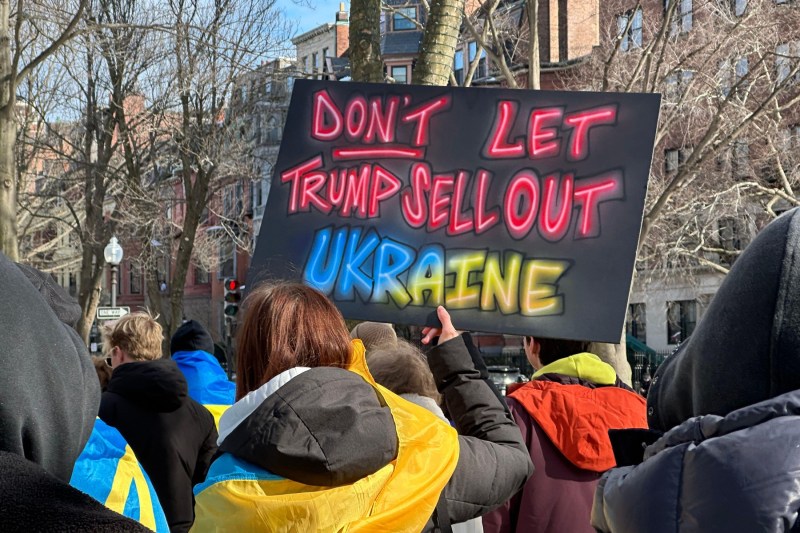 Protest the day before the Trump-Putin summit. 