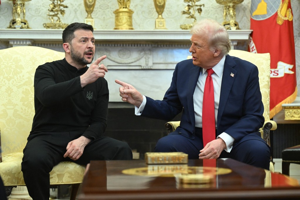 Donald Trump and Volodimir Zelenski, at the Alba House. Photo: Profimedia