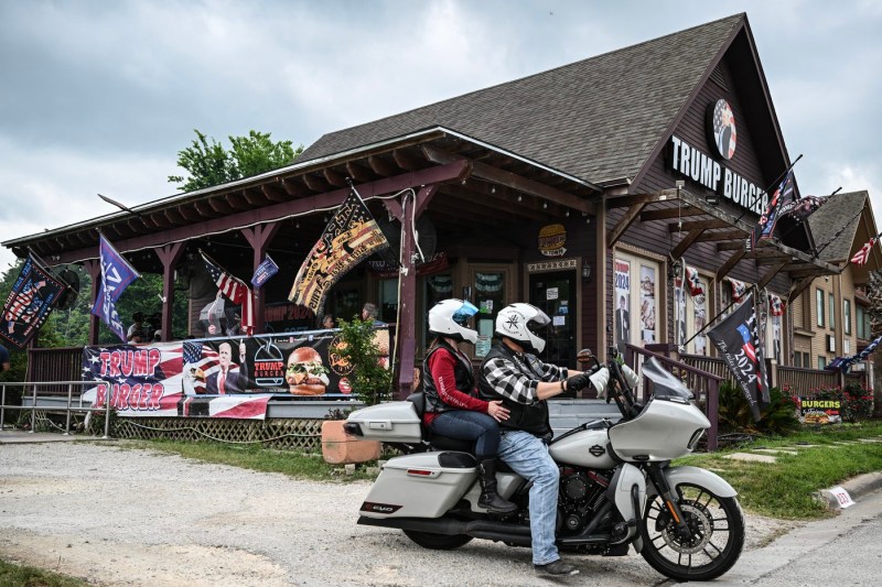A man who created a chain of restaurants with Donald Trump's theme risks being deported from the USA