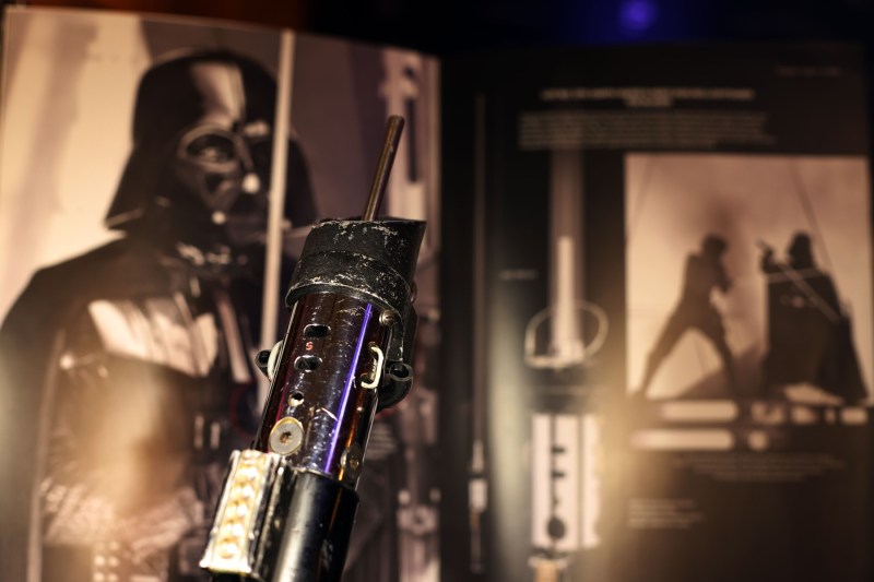 $ 3m, the expected amount to be offered for the famous laser sword of Darth Vader