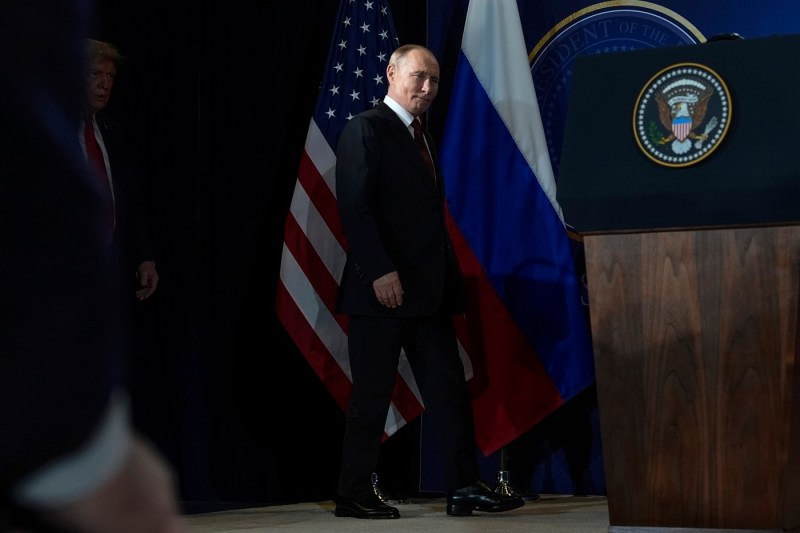 Putin speaks at the Kremlin about meeting with Trump: