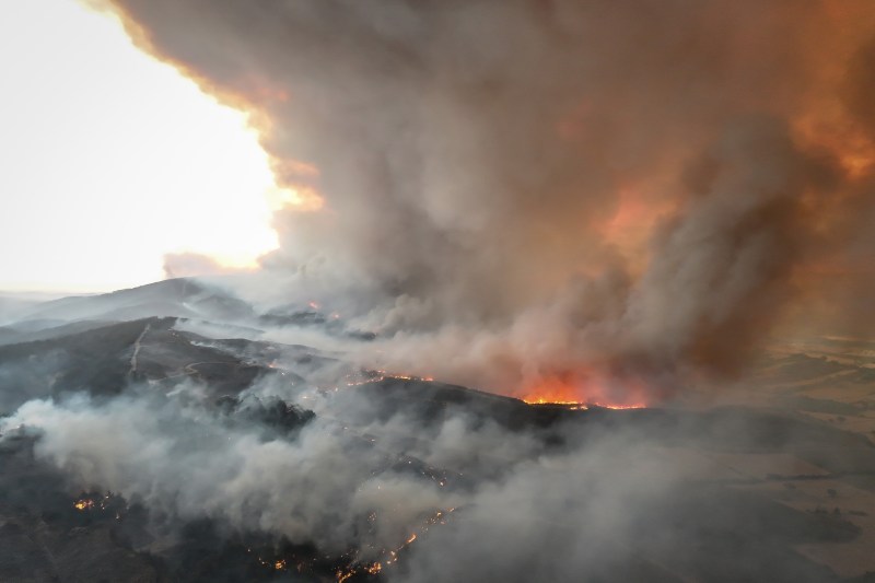 Video devastating fires in Turkey. Hundreds of people, emergency evacuated from a province appreciated by tourists