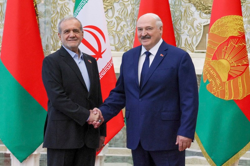 Alexander Lukashenko, Masoud Pezeshkian