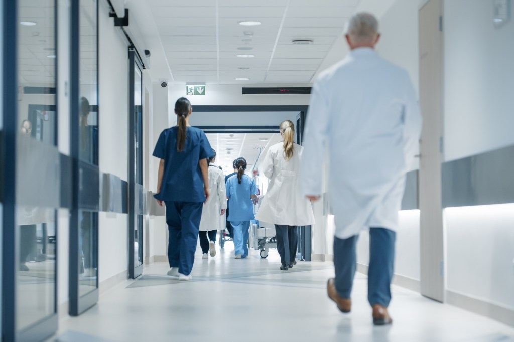 Hospital interior. Illustrative photography / shutterstock