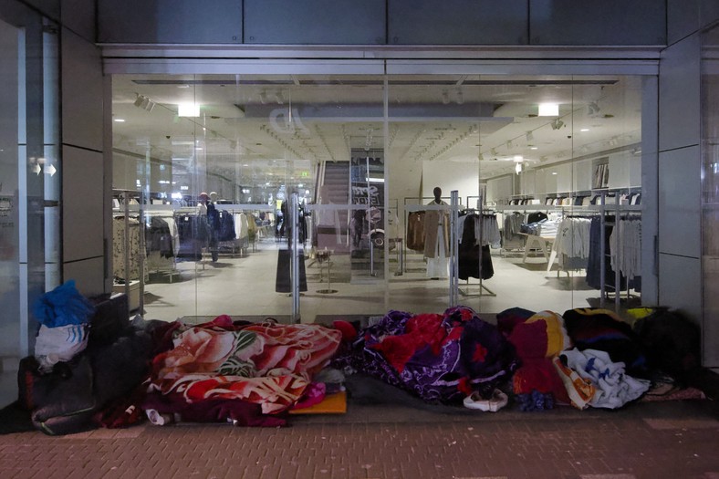 A camp of people in the crisis of homelessness in Cologne, February 2025 (illustrative photo)