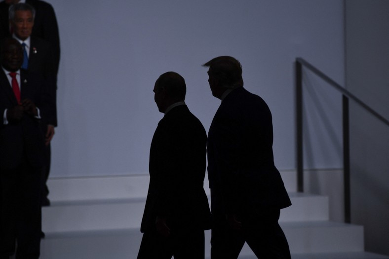 Russian President Vladimir Putin and US President Donald Trump in 2019.