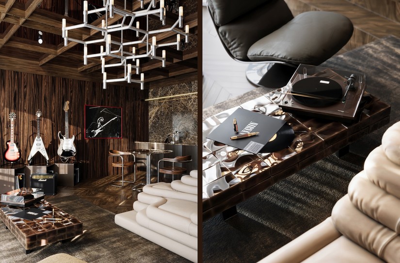 Apartment visualization "Guitar Heroes"