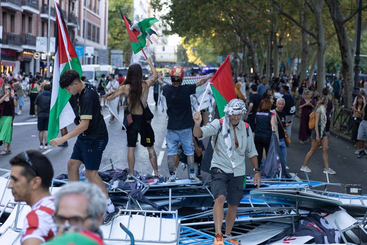 Pro-Palestinian protesters led to the cancellation of the Madrid/Photo: Imago Images