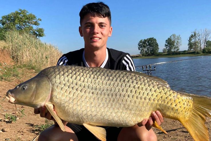 Mario Tudose and his hobby, fishing / photo source: Facebook