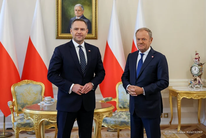 Polish Polish President Karol Nawrocki and Prime Minister Donald Tusk/Photo: X