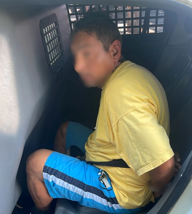 The suspect was taken to hearings. Photo: DGPMB
