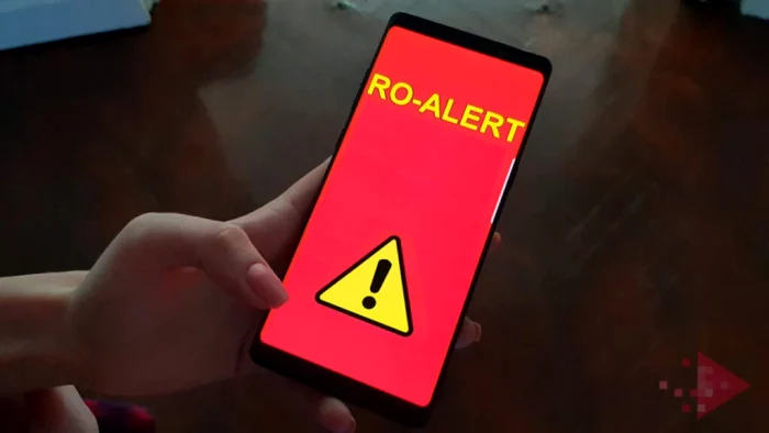 Tulcenii received a new RO-Alert message last night. Photo: Archive