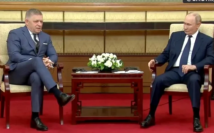 Fico and Putin, in China