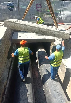 The works on Kiseleff Boulevard were completed photo: Facebook / Stelian Bujduveanu