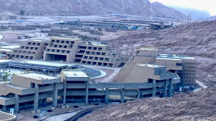 One of the most sacred places in the world is transformed into a luxury mega-resort / photo: BBC