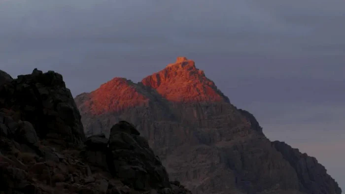 Mount Sinai known as the place where Moses would have received the 10 commandments / Photo source: BBC