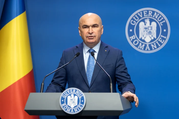 Prime Minister Ilie Bolojan. Photo: Mediafax